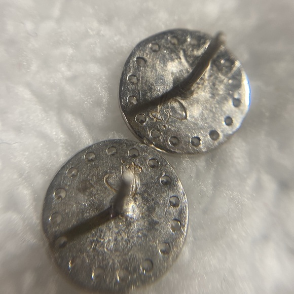 Hand made and signed Sterling 925 Sunflower Studs - Picture 7 of 11